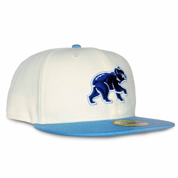 Chicago Cubs Chrome Sky Spring Training Walking Bear 59FIFTY Fitted Cap