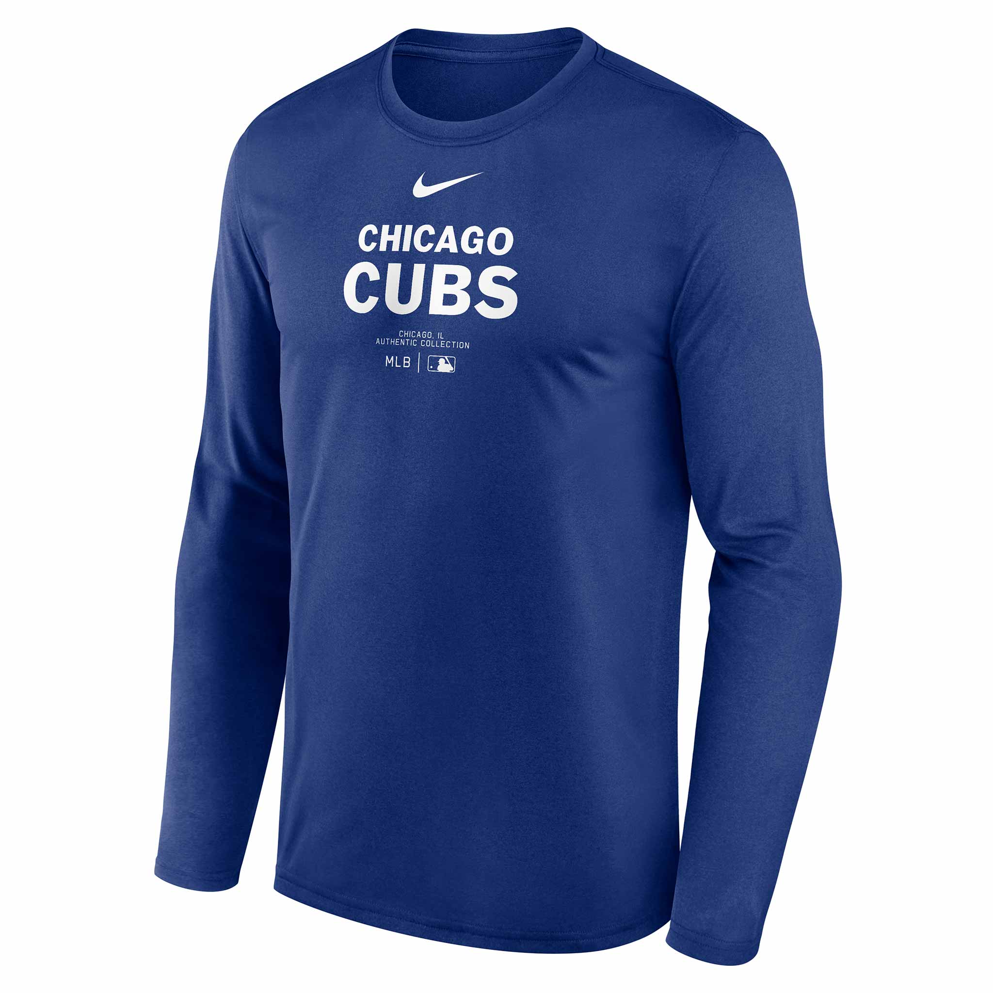 Chicago Cubs Team Issue Nike Long Sleeve T