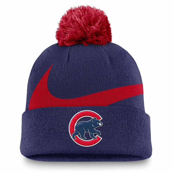 Chicago Cubs Nike Peak Pom Knit