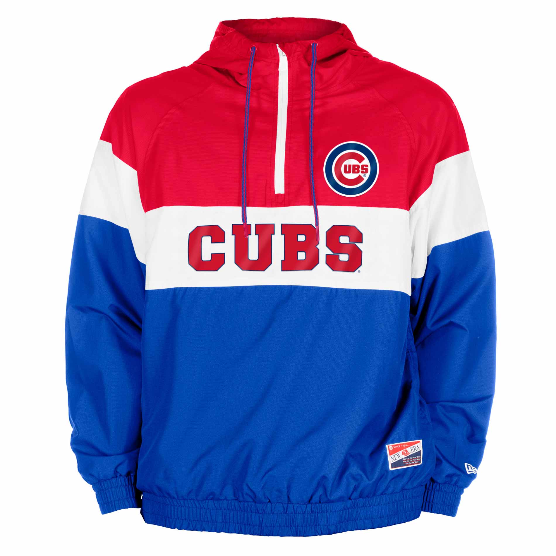 Chicago Cubs Pullover Jacket Anorak Pinstripe authentic Men’s Size MEDIUM TALL MT