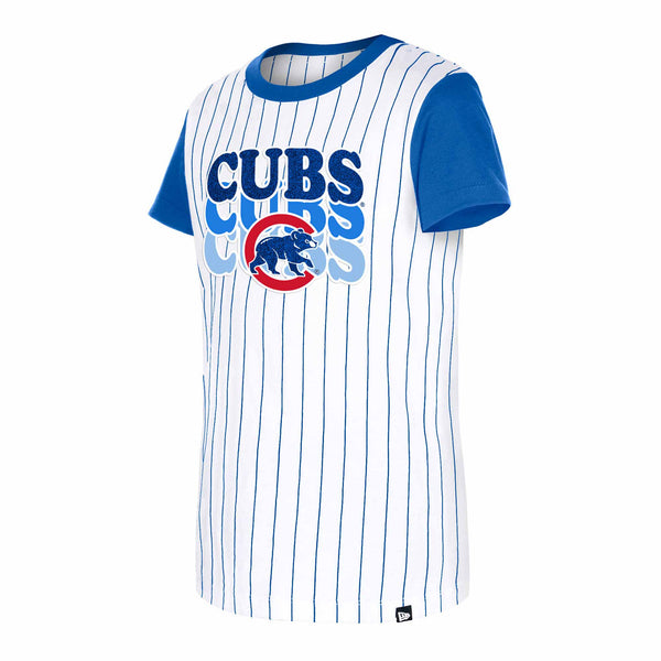 Chicago Cubs Youth Girls Pinstripe T Shirt – Wrigleyville Sports