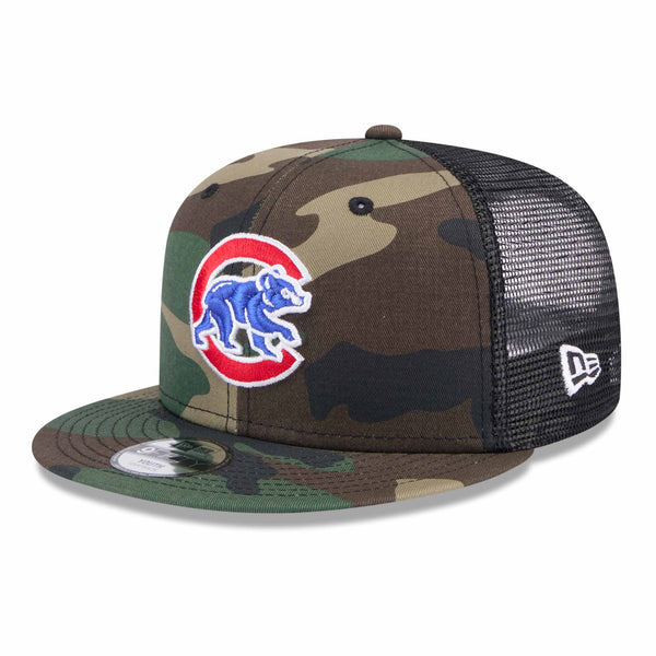 Chicago Cubs Youth 950 Walking Bear Camo Trucker Cap