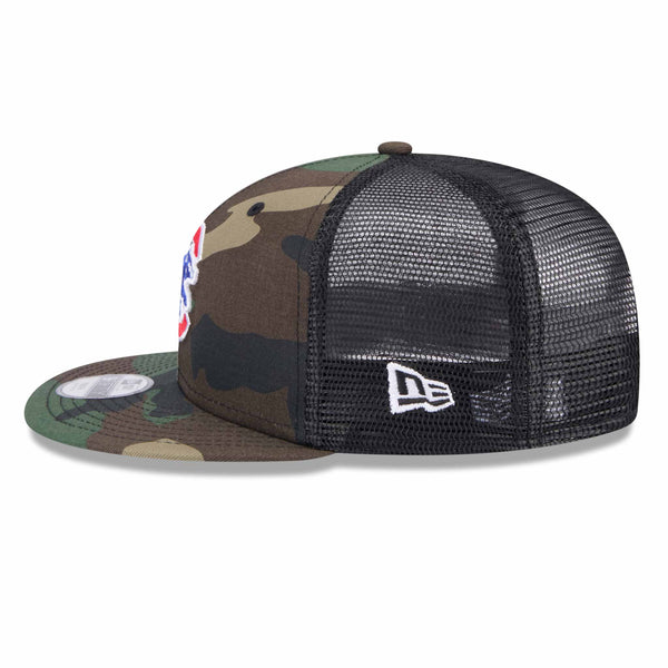 Chicago Cubs Youth 950 Walking Bear Camo Trucker Cap