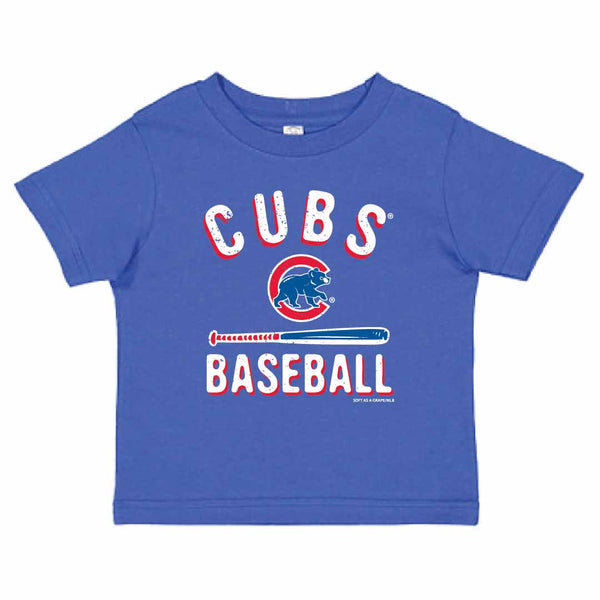 Chicago Cubs Toddler Royal Baseball Tee