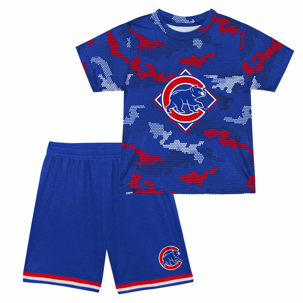 Chicago Cubs Toddler Field Ball Short Set