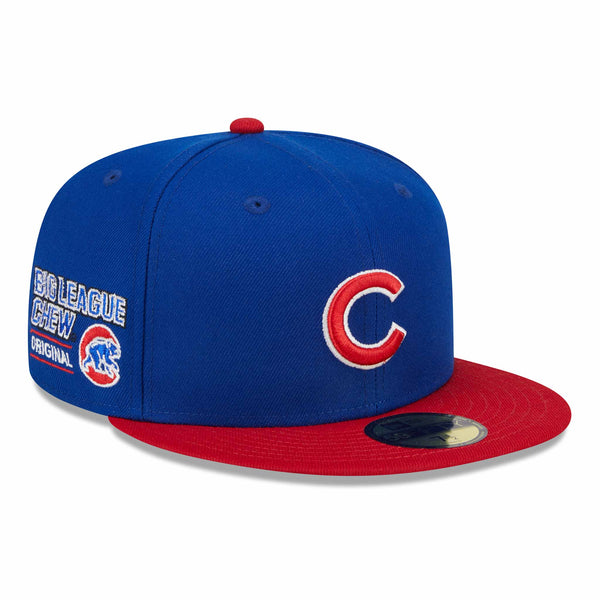Chicago Cubs New Era Big League Chew 2024 59FIFTY Royal Red Fitted Cap