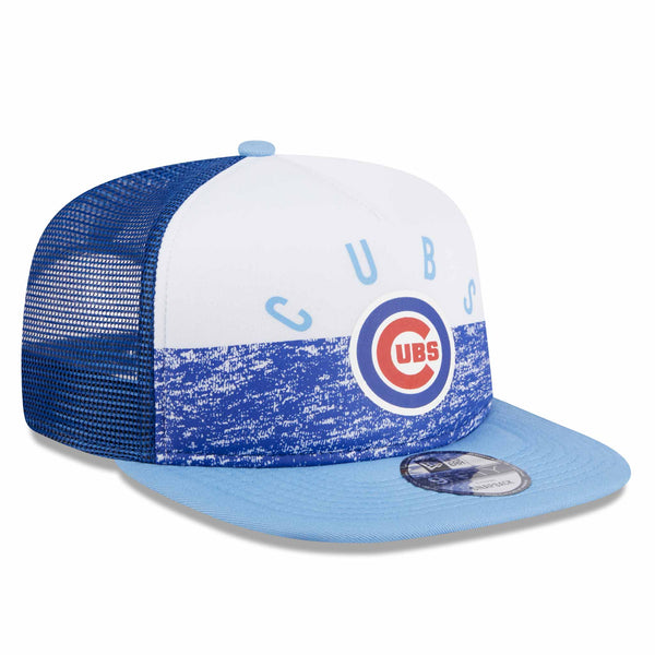 Chicago Cubs 9FIFTY Game Day Bullseye Fade Out Trucker Cap