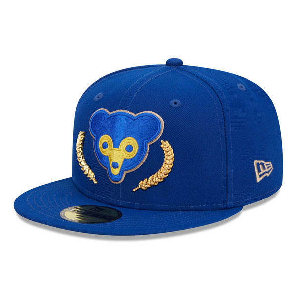 Chicago Cubs Gold Leaf 69 Bear 59FIFTY Fitted Cap