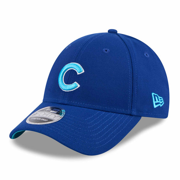 Chicago Cubs Youth 2024 Fathers Day 9FORTY Adjustable Cap