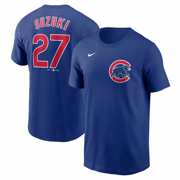 Chicago Cubs Seiya Suzuki Fuse Name and Number T