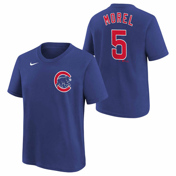 Chicago Cubs Youth Christopher Morel Nike Fuse Name and Number T Shirt Wrigleyville Sports