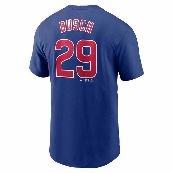 Chicago Cubs Michael Busch Name and Number T