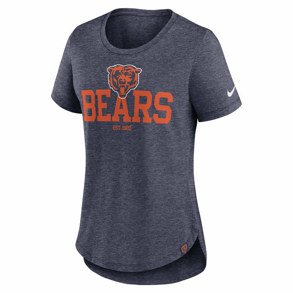 Chicago Bears Nike Women's Tri-Blend Fashion T Shirt