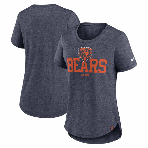 Chicago Bears Nike Women's Tri-Blend Fashion T Shirt