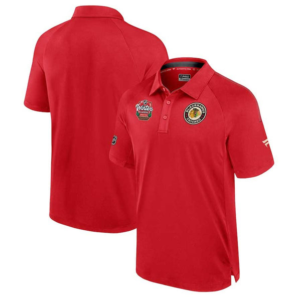 Chicago Blackhawks 2025 Winter Classic Authentic Pro Polo