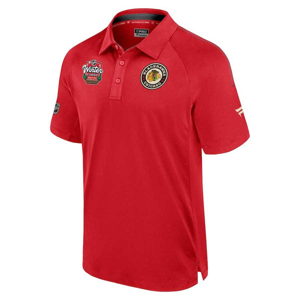 Chicago Blackhawks 2025 Winter Classic Authentic Pro Polo