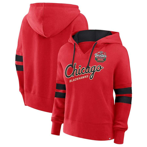 Chicago Blackhawks 2025 Winter Classic Women's Hooded Sweatshirt