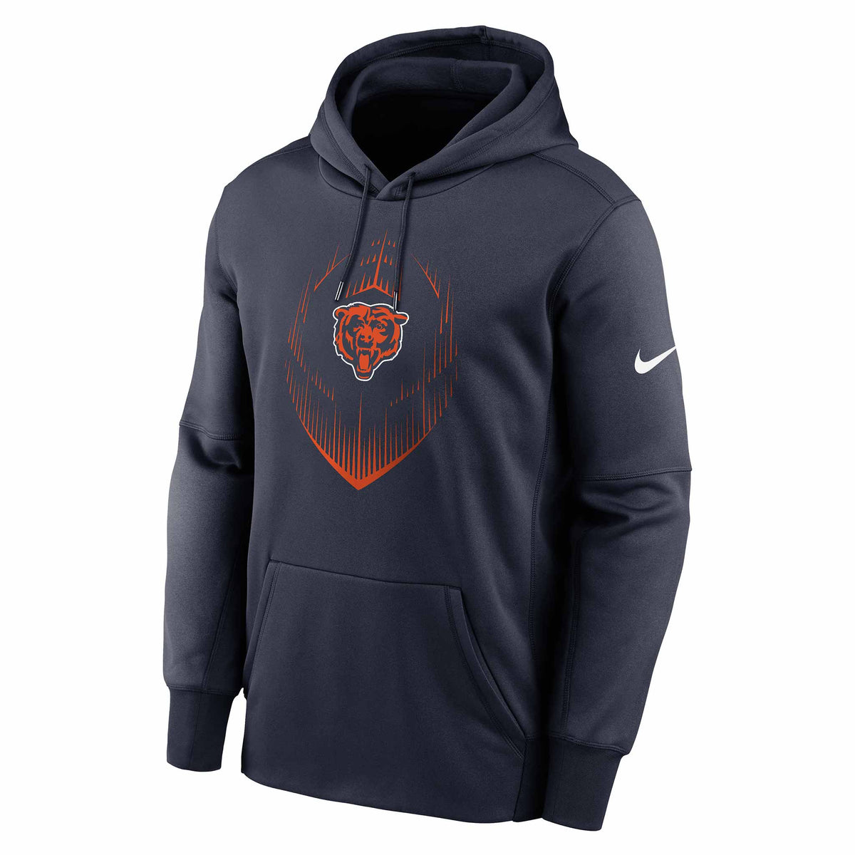 Chicago Bears Nike Navy Therma Hooded Sweatshirt – Wrigleyville Sports