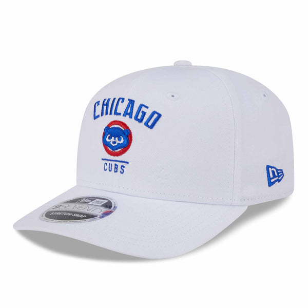 Chicago Cubs 1984 Bear White 9SEVENTY Stretch Snap Adjustable Cap