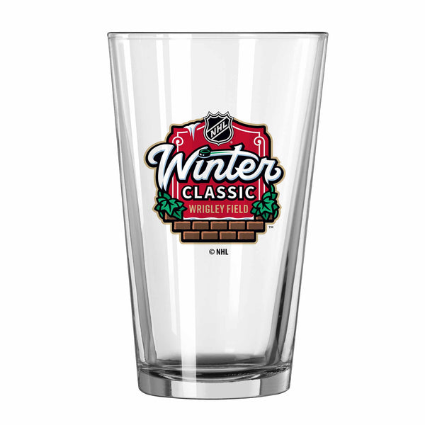 Winter Classic Chicago Blackhawks 16 OZ Pint Glass