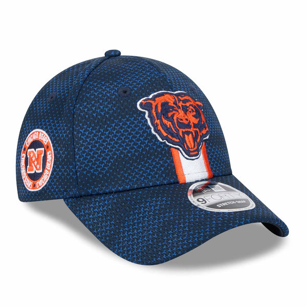 Chicago Bears New Era Sideline 9FORTY Bear Face Stretch Snap Adjustable Cap