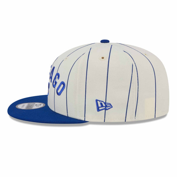 Chicago Cubs New Era Jersey Pinstripe 9FIFTY Snap Back Adjustable Cap Wrigleyville Sports