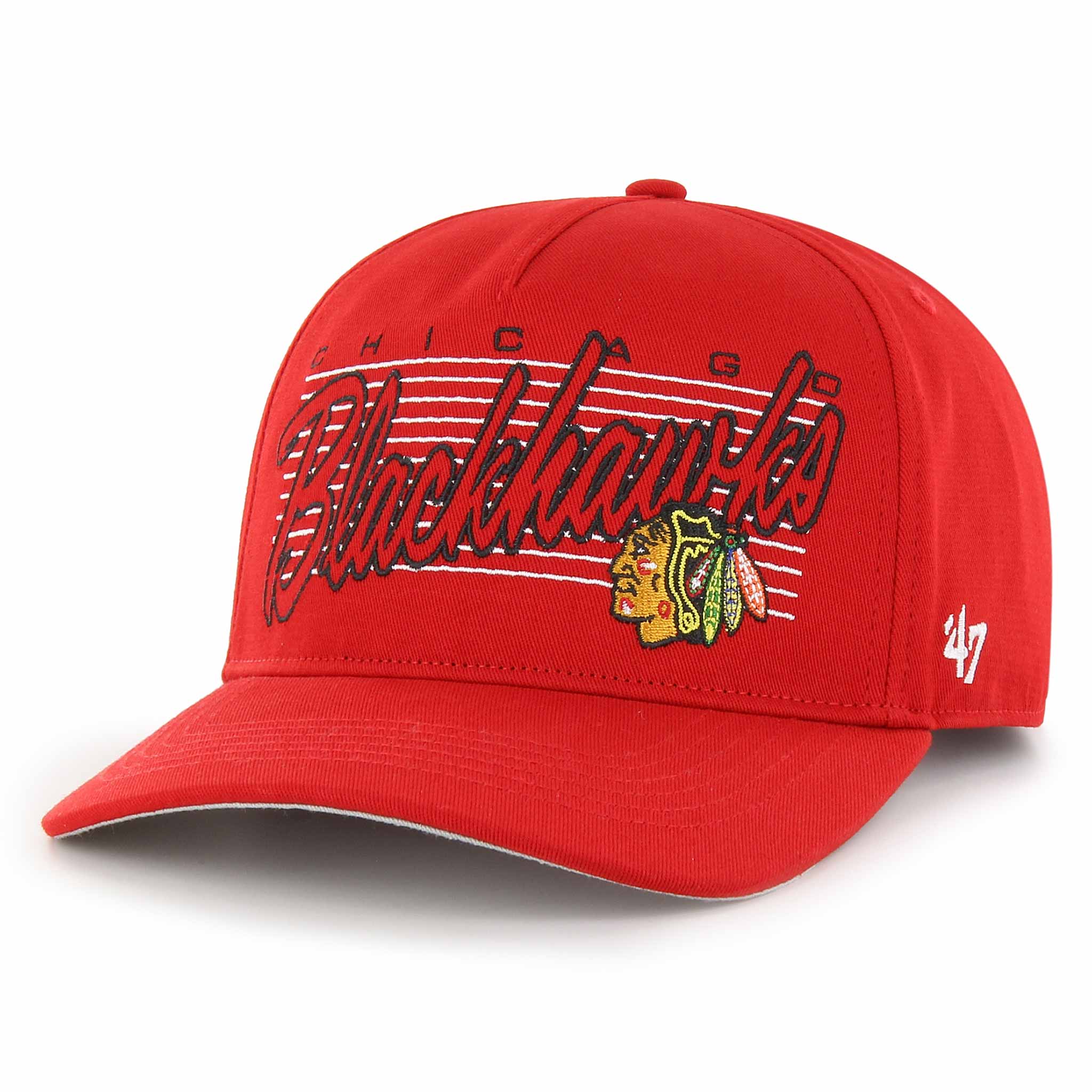 47 Men s Red Chicago Blackhawks Marquee Hitch Snapback Hat