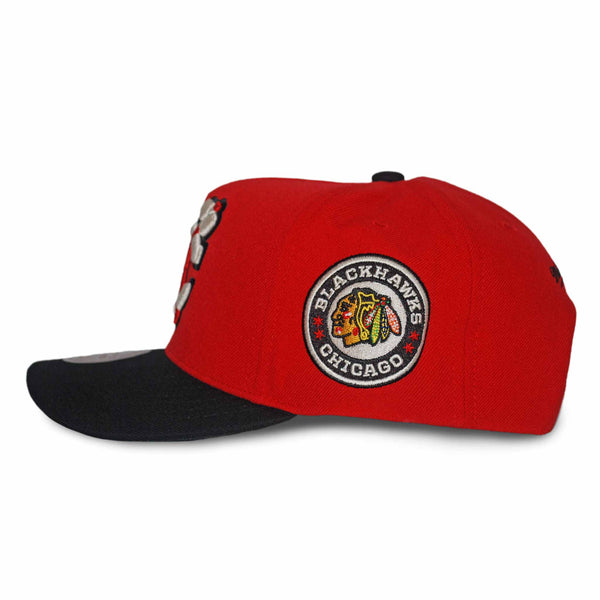 Chicago Blackhawks Mitchell & Ness 2024 Winter Classic 2T Pro Snapback Adjustable Cap