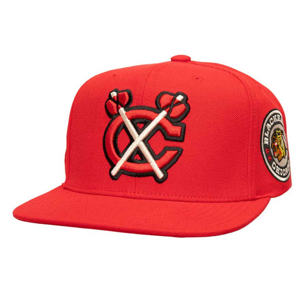 Chicago Blackhawks Mitchell & Ness 2024 Winter Classic Core Snapback Adjustable Cap