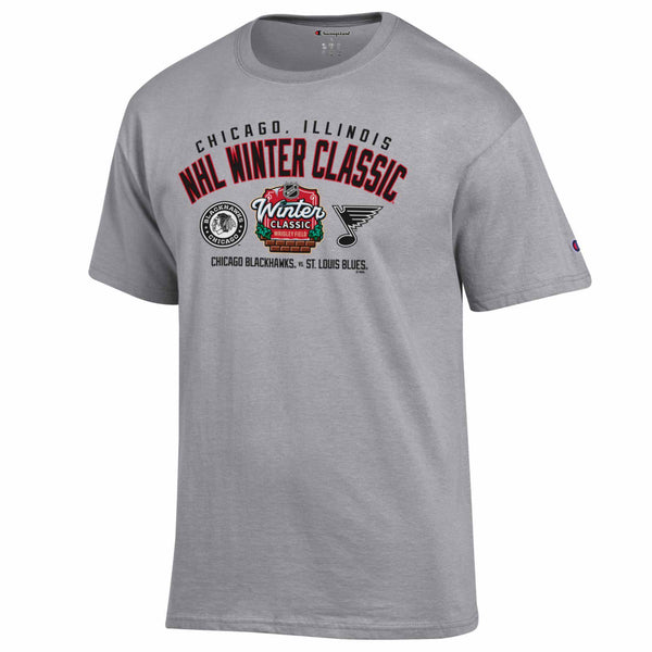 Chicago Blackhawks vs. St. Lous Blues 2025 Winter Classic Champion T Shirt