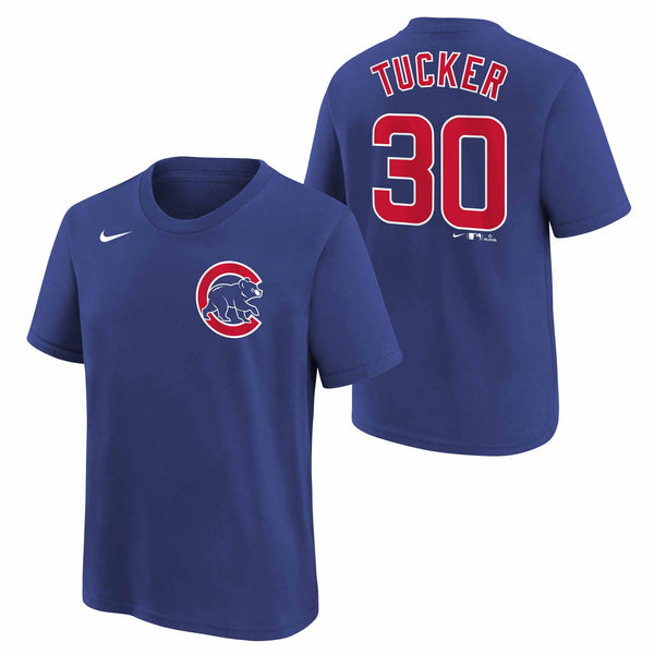 Chicago Cubs Kyle Tucker Nike Youth Name and Number T-Shirt