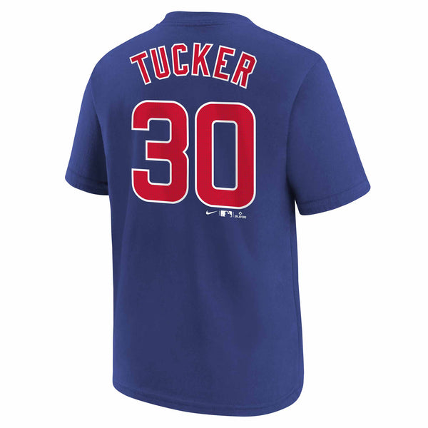 Chicago Cubs Kyle Tucker Nike Youth Name and Number T-Shirt