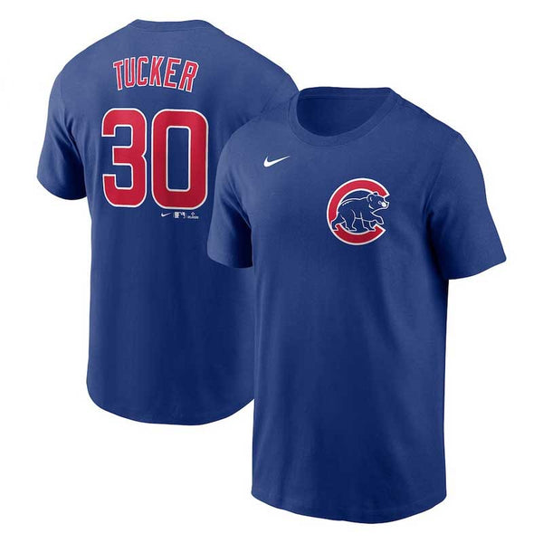 Chicago Cubs Kyle Tucker Nike Home Fuse Name and Number T