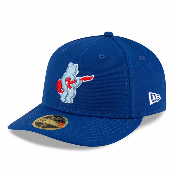 Chicago Cubs Blues Rock Bear Batting Practice Authentic New Era 59FIFTY Low Profile Fitted Cap