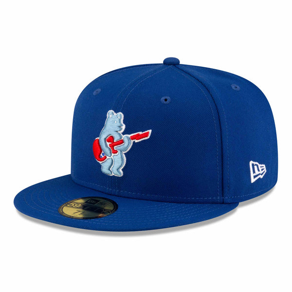 Chicago Cubs Blues Rock Bear Batting Practice Authentic New Era 59FIFTY Fitted Cap