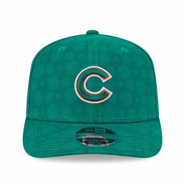 Chicago Cubs New Era 2025 St. Patricks Day 9SEVENTY Stretch Snap Adjustable Cap