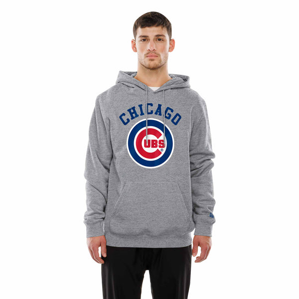 Chicago Cubs New Era Bullseye Two Hit Hooded Sweatshirt