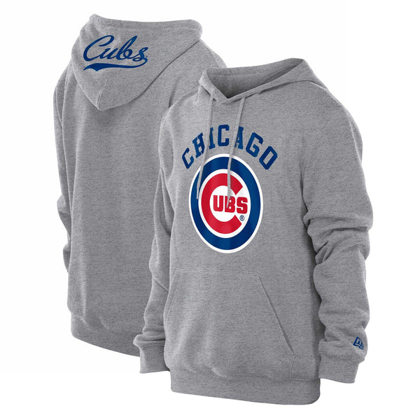 Chicago Cubs New Era Bullseye Two Hit Hooded Sweatshirt