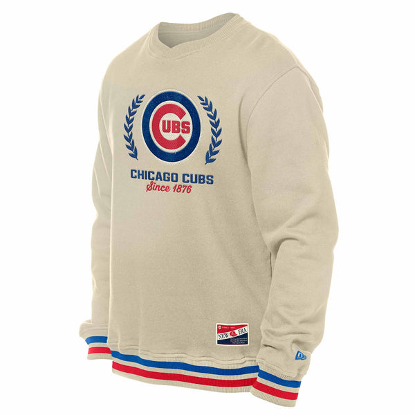 Chicago Cubs New Era Bullseye Since 1876 Crewneck Sweatshirt