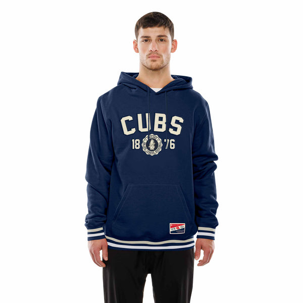 Chicago Cubs New Era 1914 Bear Crest 1876 Hooded Sweatshirt