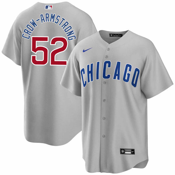 Chicago Cubs Pete Crow-Armstrong Nike Road Replica Jersey – Wrigleyville  Sports