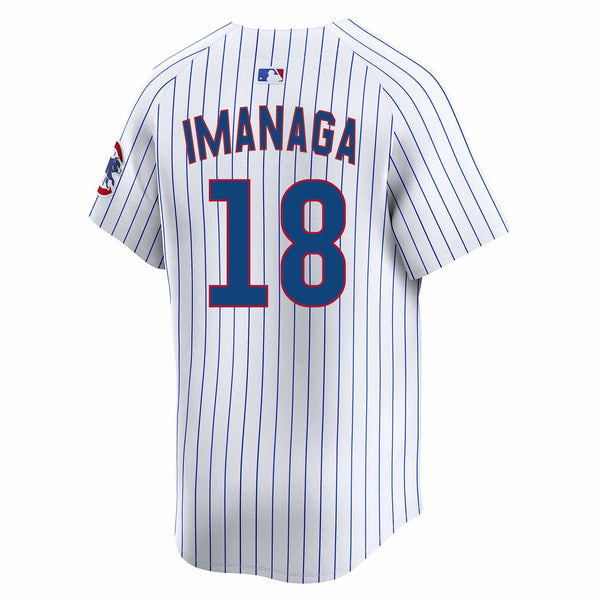Chicago Cubs Shota Imanaga Nike Home Vapor Limited Jersey W/ Authentic Lettering