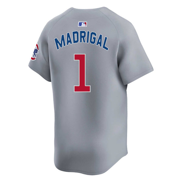 Chicago Cubs Nick Madrigal Nike Road Vapor Limited Jersey W/ Authentic Lettering