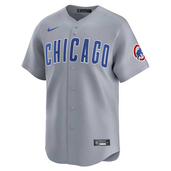 Chicago Cubs Pete Crow-Armstrong Nike Road Vapor Limited Jersey W/ Authentic Lettering