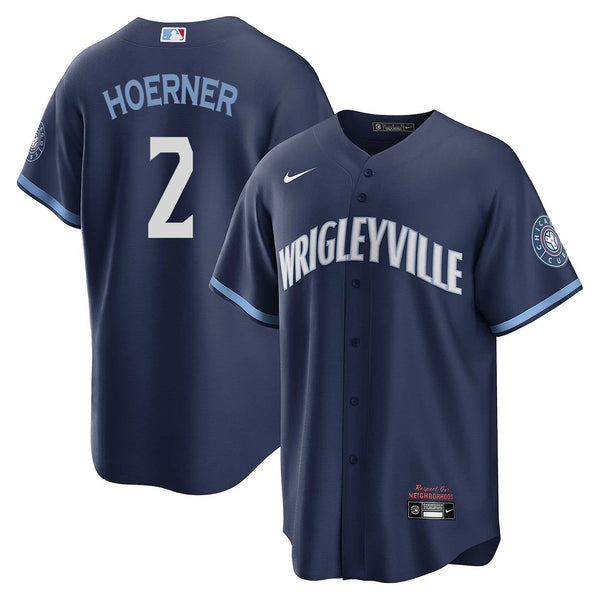 Chicago Cubs Nico Hoerner Nike City Connect Vapor Limited Jersey