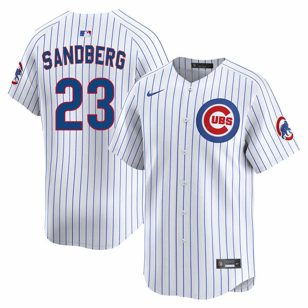 Chicago Cubs Ryne Sandberg Nike Home Vapor Limited Jersey W/ Authentic Lettering