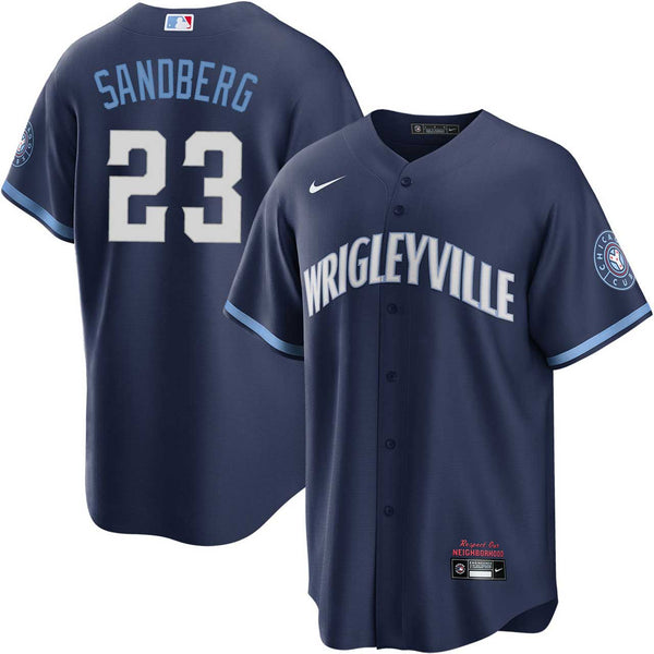 Chicago Cubs Ryne Sandberg Nike City Connect Vapor Limited Jersey