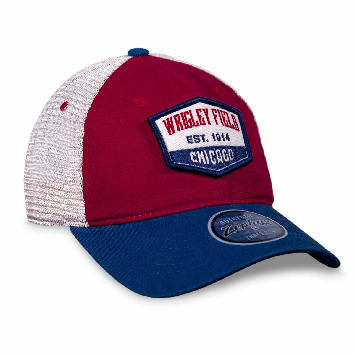 Wrigley Field University Tri-Colored Trucker Cap – Wrigleyville Sports