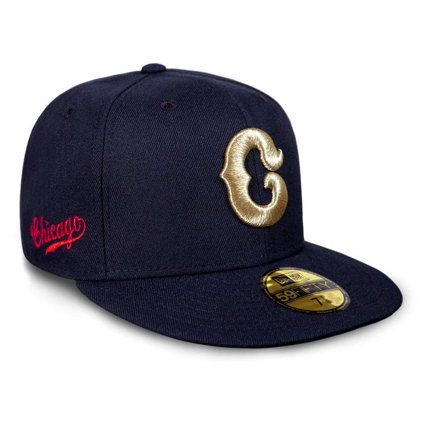Chicago Cubs 1935 Navy & Gold 59FIFTY Fitted Cap 7 7/8 = 24 5/8 in = 62.5 cm