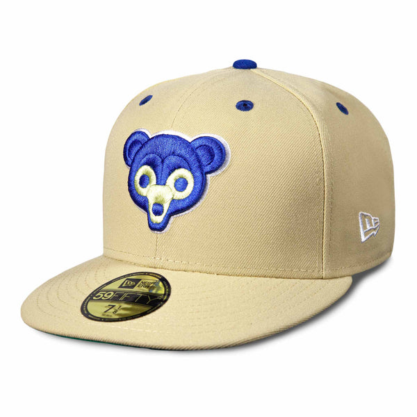 Chicago Cubs Vegas Gold 1969 59FIFTY Fitted Cap 7 3/4 = 24 1/4 in = 61.6 cm